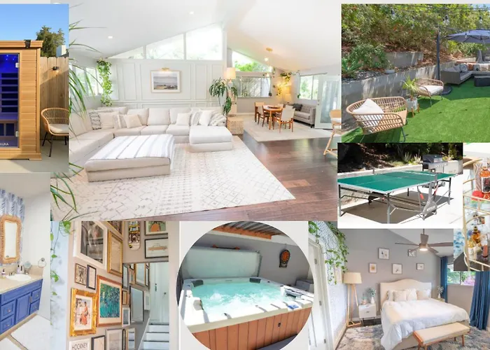 Large House With Jacuzzi, Backyard, Sauna & Ping Pong